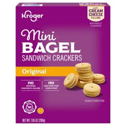 Kroger Original Mini Bagel Sandwich Crackers