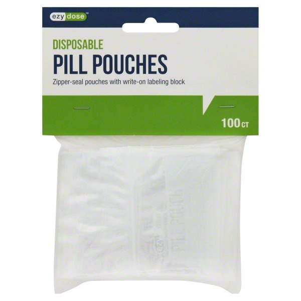 slide 1 of 2, EZY Dose Disposable Pill Pouches, 1 ct