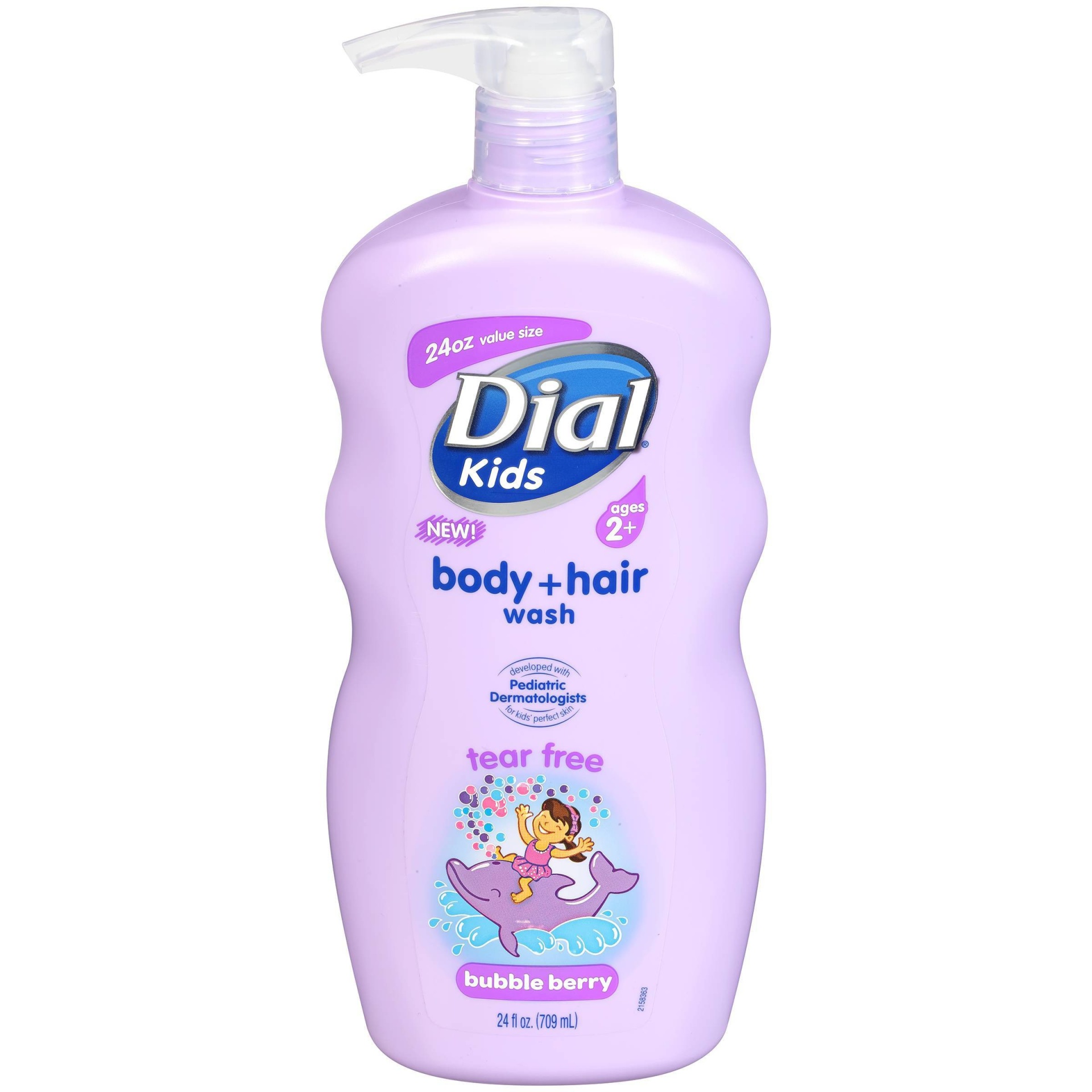 slide 1 of 1, Dial Kids Bubble Berry Bodywash, 24 oz