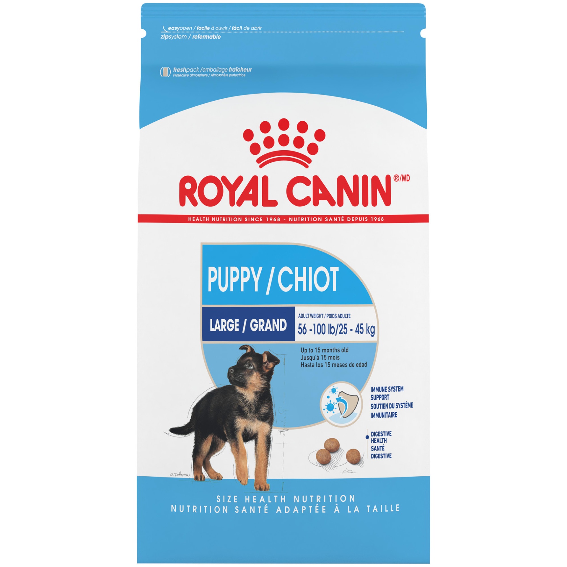 slide 1 of 1, Royal Canin Large Puppy Dry Food, 18 lb