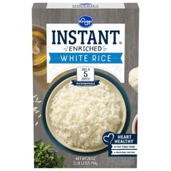 Kroger Enriched Microwaveable Instant White Rice