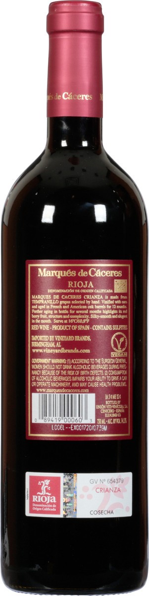 slide 9 of 12, Marques de Caceres Rioja Crianza 750 ml, 750 ml