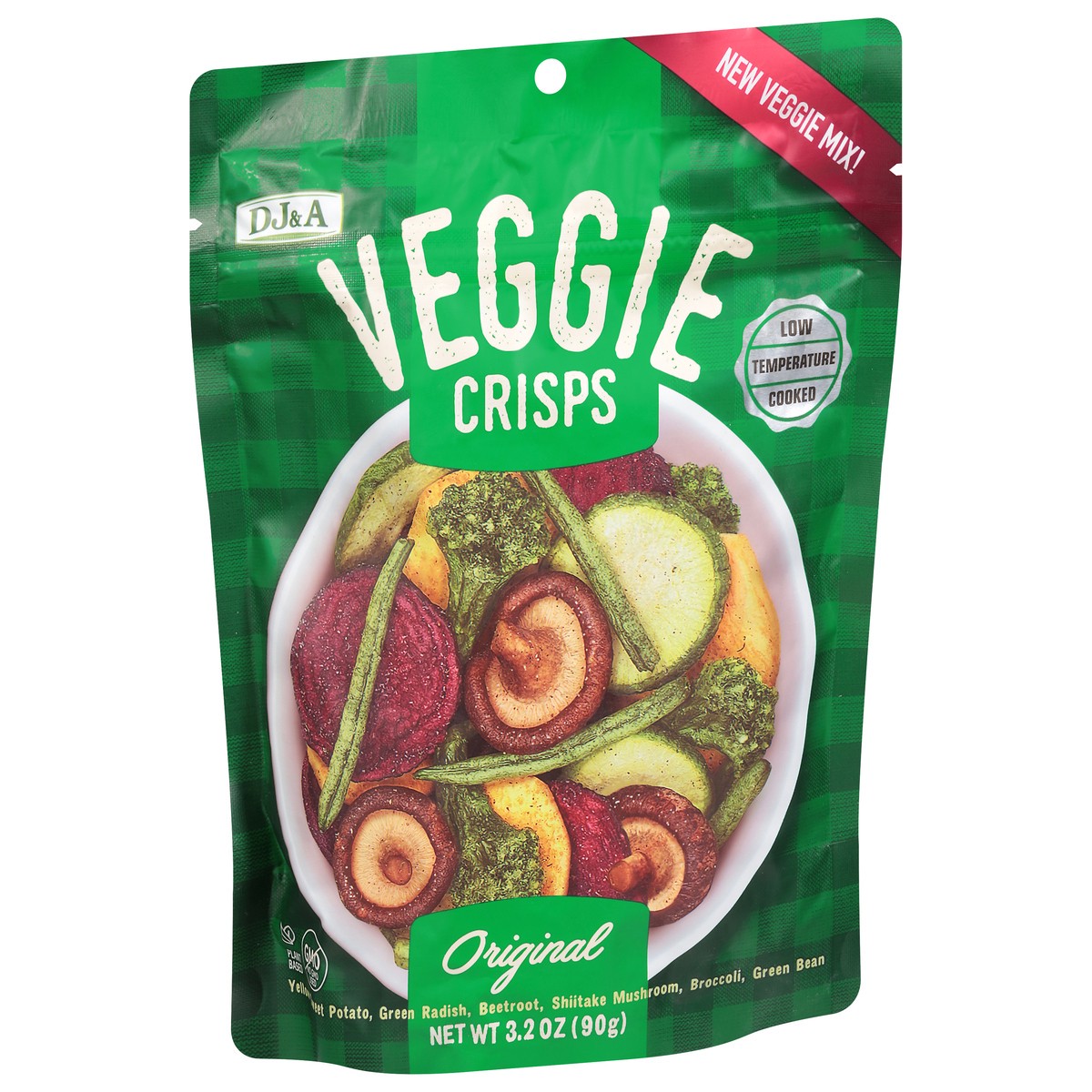 slide 3 of 13, DJ&A Original Veggie Crisps - 3.2 oz, 1 ct