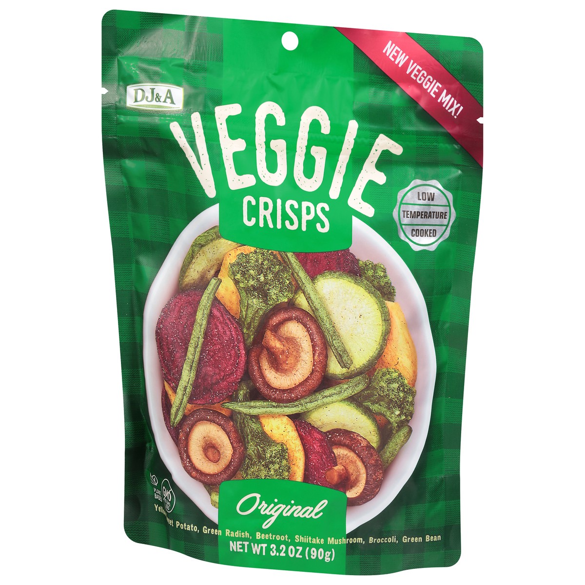 slide 7 of 13, DJ&A Original Veggie Crisps - 3.2 oz, 1 ct