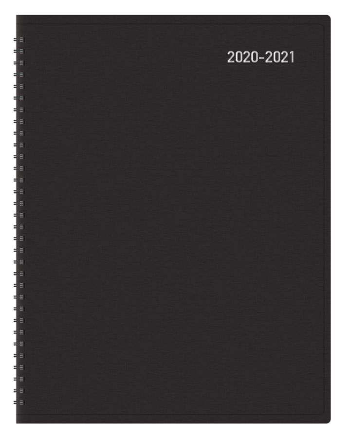 slide 2 of 4, Office Depot Weekly/Monthly Academic Planner, Vertical Format, 8'' X 11'', 30% Recycled, Black, July 2020 To August 2021, 1 ct