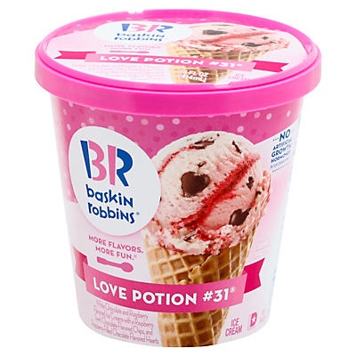slide 1 of 1, Baskin-Robbins Love Potion #31 Ice Cream, 14 oz