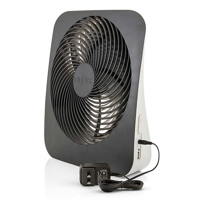 slide 3 of 5, O2COOL 10-Inch Battery or Electric Fan with USB Charging Port, 1 ct