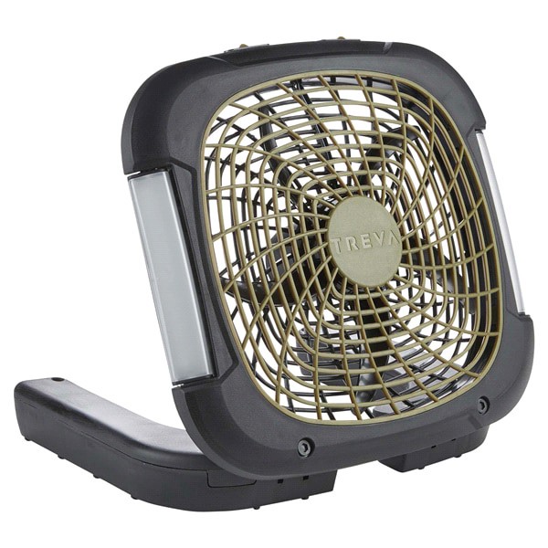 slide 4 of 17, Treva Camping Fan With Lights, 10", 1 ct