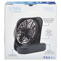 slide 6 of 17, Treva 2 Speed Fan, 5", 1 ct