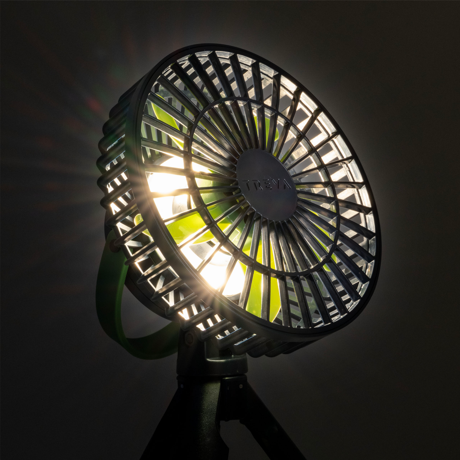 slide 4 of 7, 5 Inch Rechargeable Adventure Fan with with Adapter, 1 ct