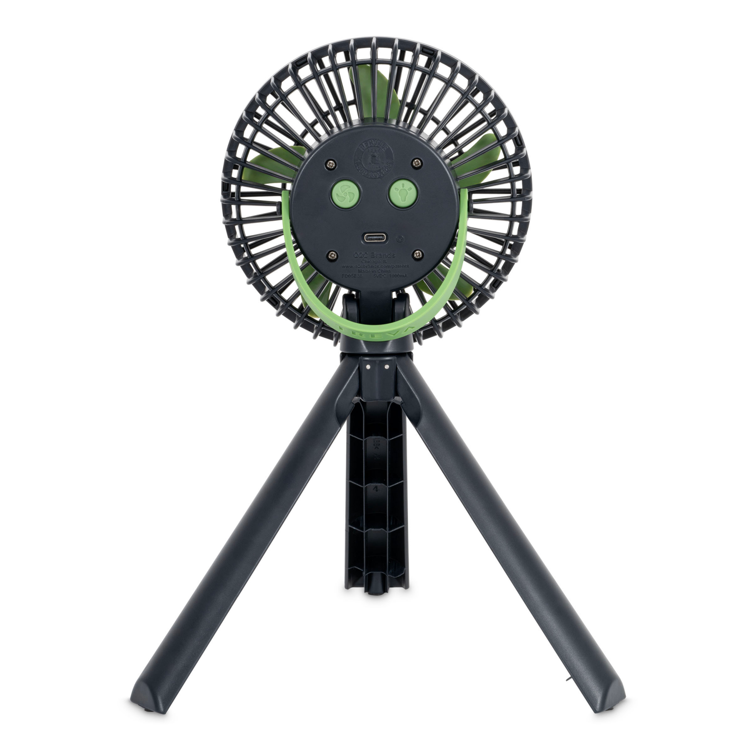 slide 7 of 7, 5 Inch Rechargeable Adventure Fan with with Adapter, 1 ct