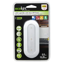 EcoLight 6" LED Bar Light Auto Timer