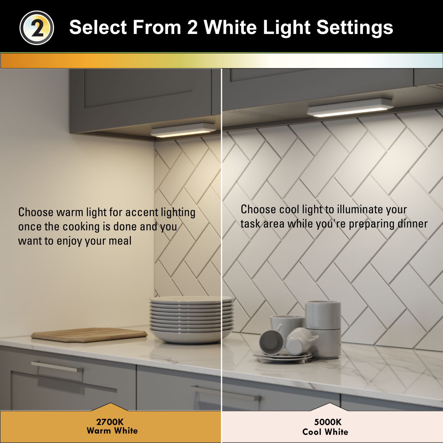 slide 4 of 5, Ecolight 9" Battery CCT Bars With Remote, 9 in