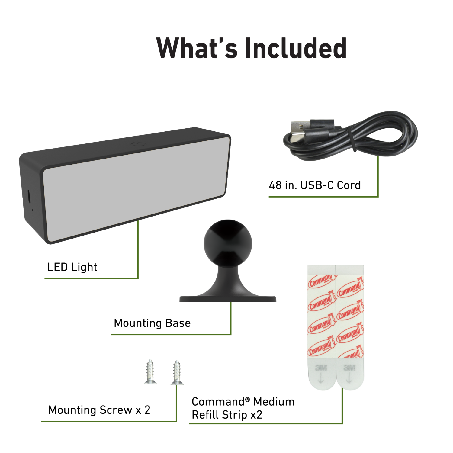 slide 3 of 5, Good Earth Lighting 6" Rechargeble Multi Use Light, 6 in