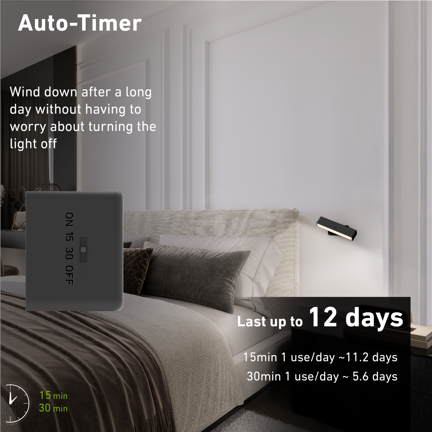 slide 4 of 5, Good Earth Lighting 6" Rechargeble Multi Use Light, 6 in