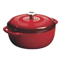 Lodge Enamel 6 Quart Red Dutch Oven 1 ea