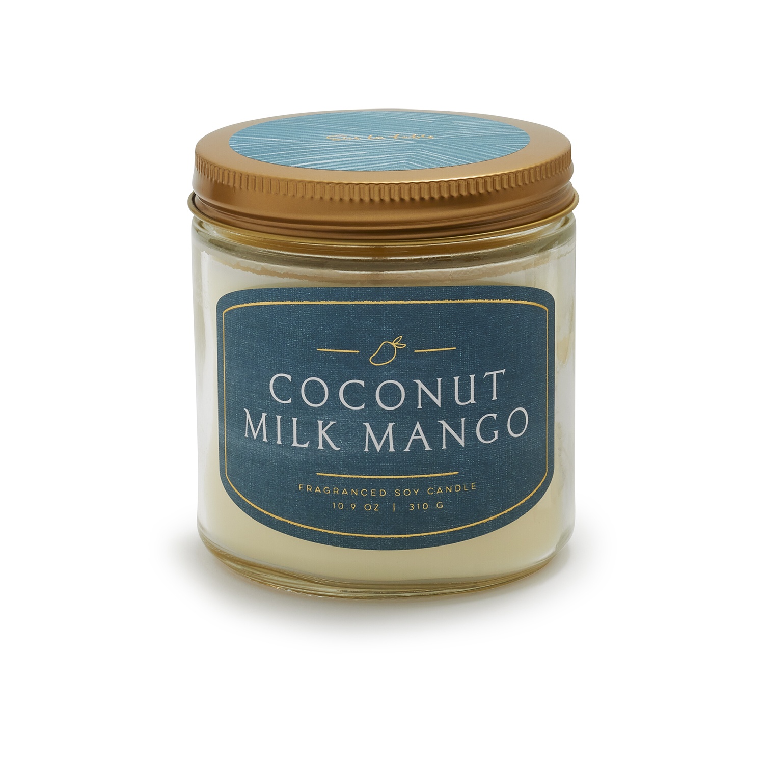 slide 1 of 1, Sur La Table Coconut Milk Mango Candle, 10.9 oz