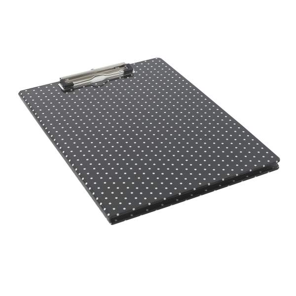 slide 1 of 6, See Jane Work Padfolio Clipboard, Black Dot, 1 ct