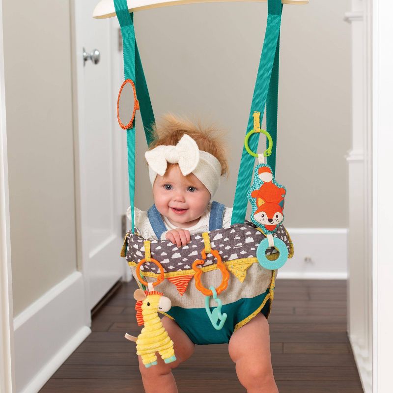 slide 6 of 10, Infantino Go gaga! Up, Up & Away Deluxe Doorway Jumper, 1 ct