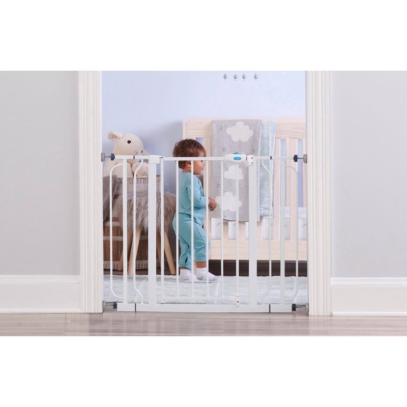 slide 2 of 5, Regalo Wall Safe Extra Wide Walk Through Safety Baby Gate 29"-41.5" - White, 1 ct