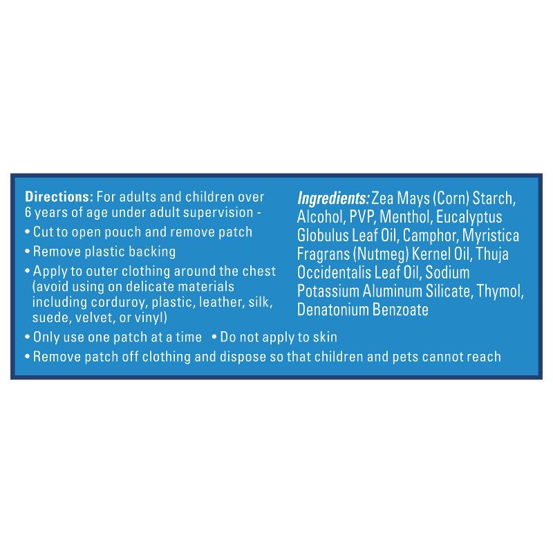 slide 7 of 9, Vicks Children's VapoPatch with Long Lasting Soothing Vapors - Menthol - 5ct, 5 ct