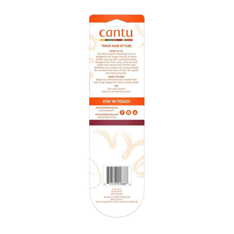 slide 2 of 7, Cantu Smooth Thick Hair Brush Styler - 1ct, 1 ct