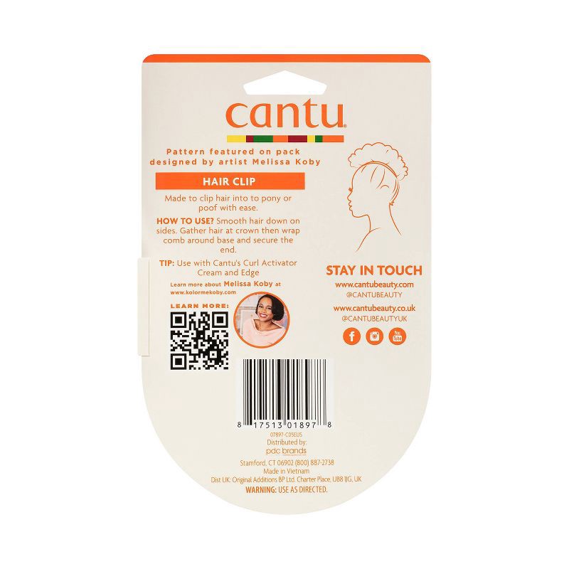 slide 6 of 6, Cantu Extra Hold Thick Hair Clip - 1ct, 1 ct