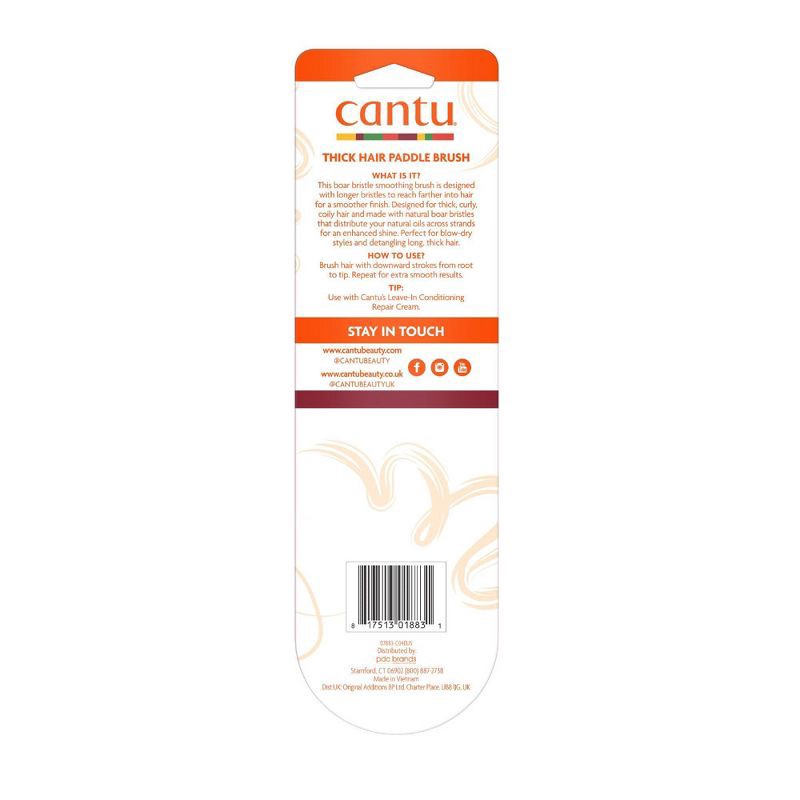 slide 7 of 7, Cantu Smooth Thick Paddle Hair Brush - 1ct, 1 ct