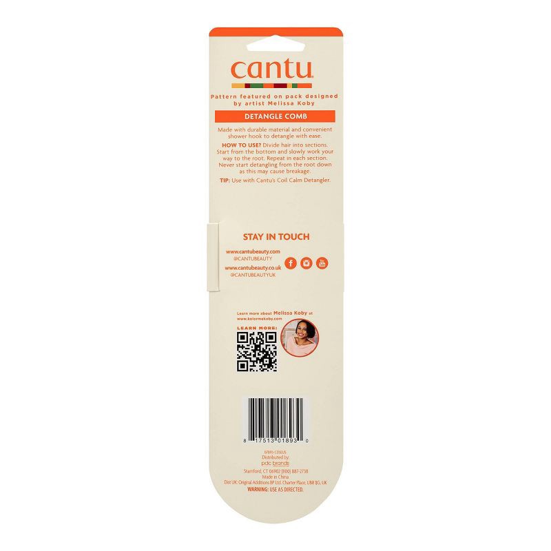 slide 6 of 6, Cantu Sturdy Detangle Comb - 1ct, 1 ct