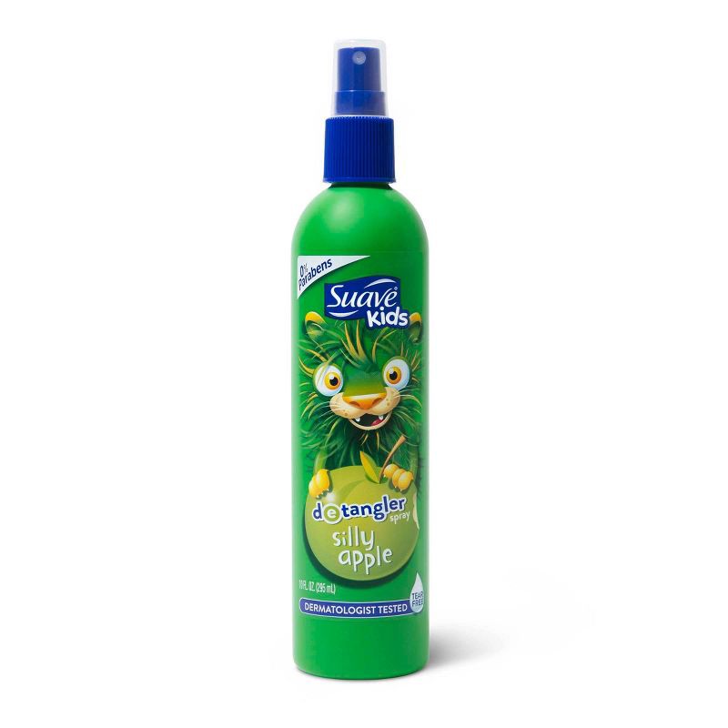 slide 2 of 6, Suave Kids Detangler Spray For Tear-Free Styling Silly Apple - 10 fl oz, 10 fl oz