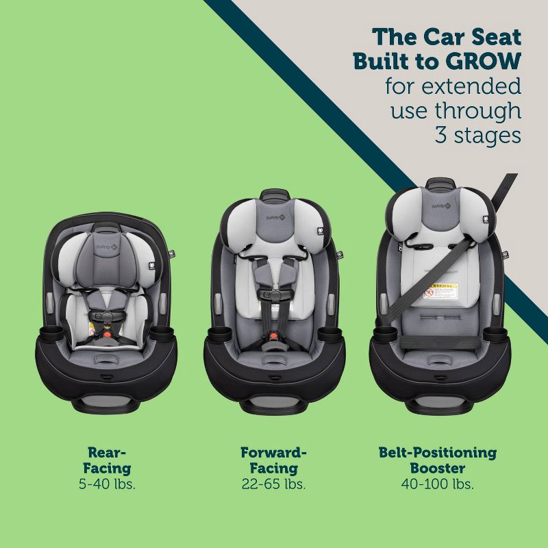 slide 14 of 18, Safety 1st Grow and Go All-in-1 Convertible Car Seat - Shadow, 1 ct