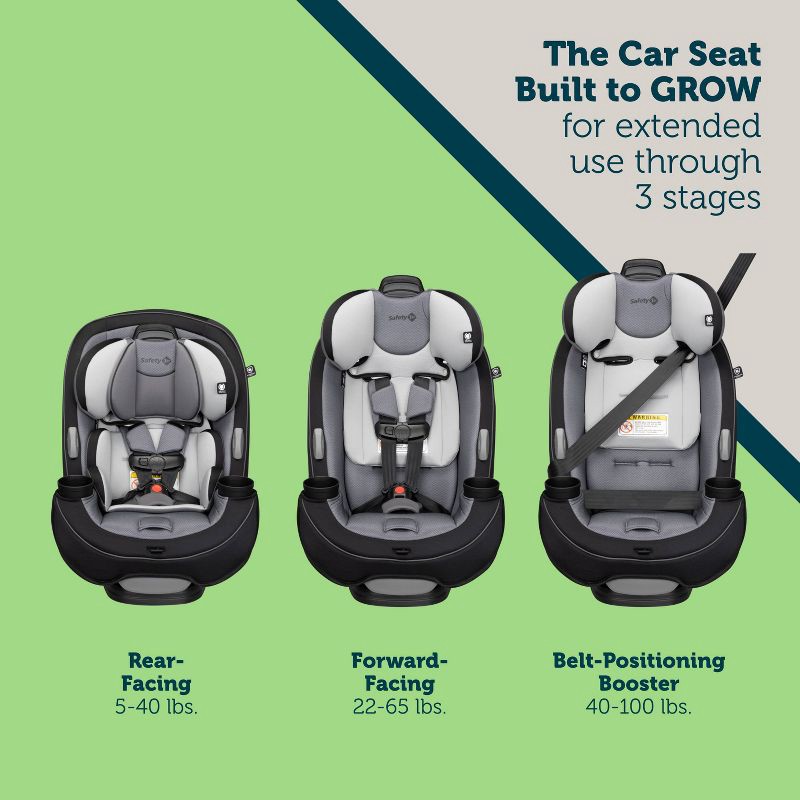 slide 15 of 19, Safety 1st Grow and Go All-in-1 Convertible Car Seat - Shadow, 1 ct