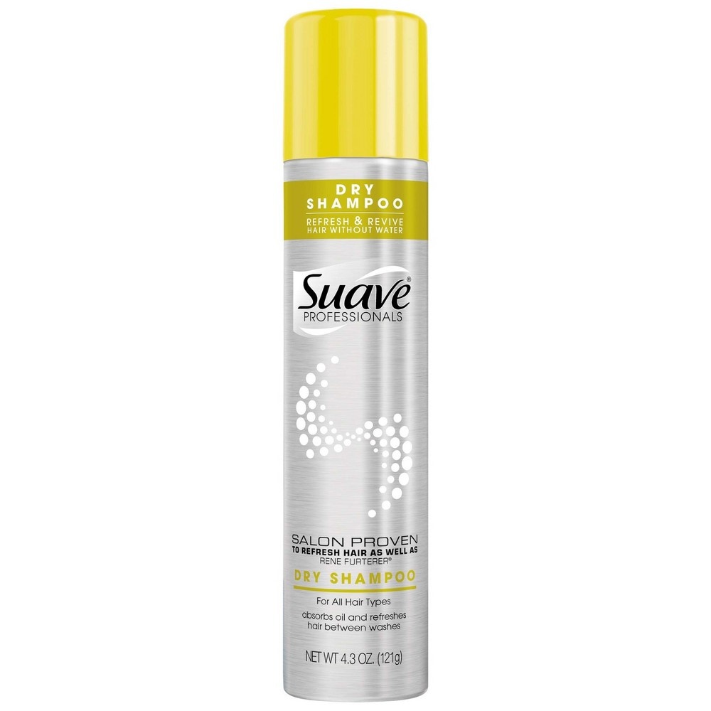 slide 3 of 5, Suave Professionals Refresh & Revive Dry Shampoo Twin Pack, 4.3 oz, 2 ct