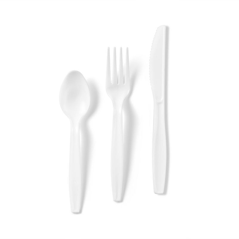 Plastic Forks, Spoons, Knives - 120ct - Smartly™