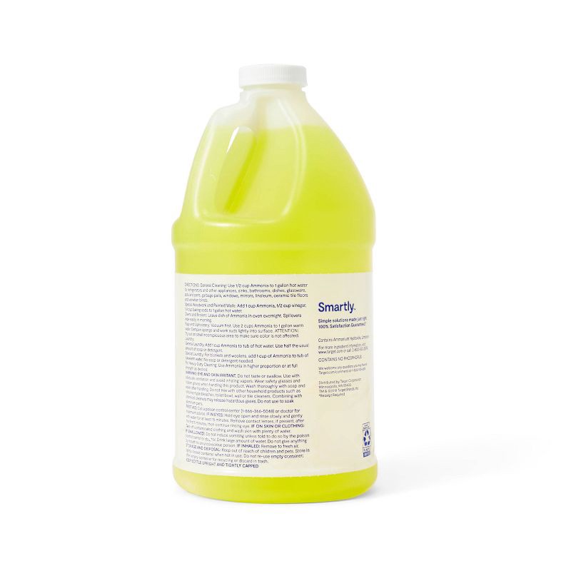 slide 3 of 3, Lemon Scented Ammonia - 64 fl oz - Smartly™, 64 fl oz