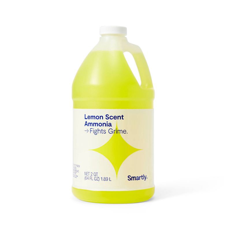 slide 1 of 3, Lemon Scented Ammonia - 64 fl oz - Smartly™, 64 fl oz