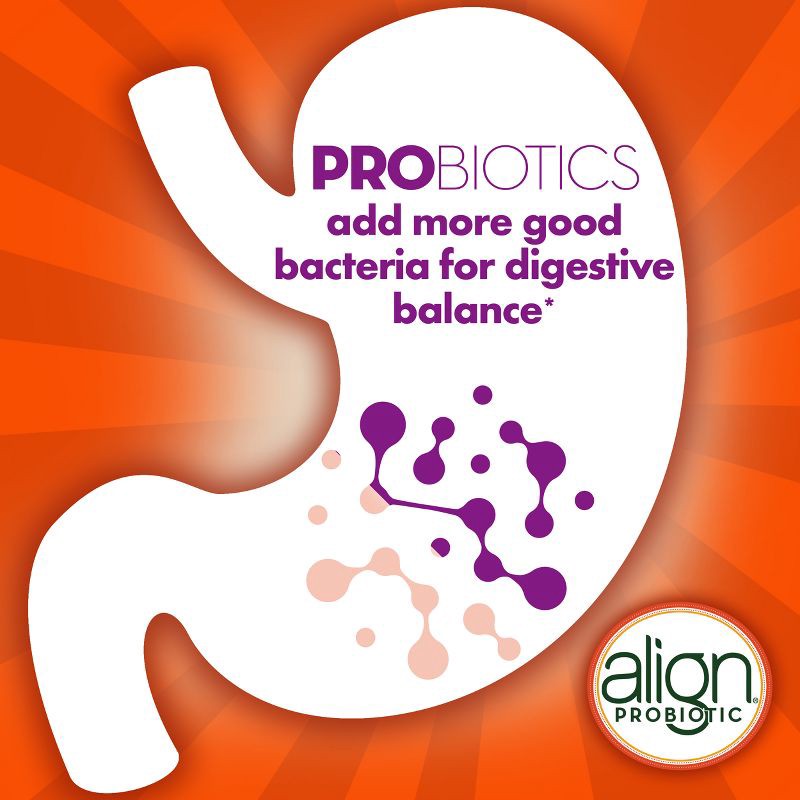 slide 8 of 11, Align DualBiotic Prebiotic & Probiotic Daily Supplement Gummies - Natural Fruit - 60ct, 60 ct