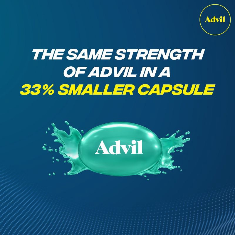 slide 8 of 16, Advil Pain Reliever/Fever Reducer Liqui-Gel Minis - Ibuprofen (NSAID) - 200ct, 200 ct