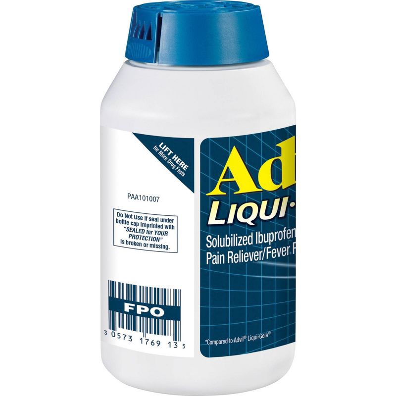 slide 10 of 10, Advil Pain Reliever/Fever Reducer Liqui-Gel Minis - Ibuprofen (NSAID) - 200ct, 200 ct