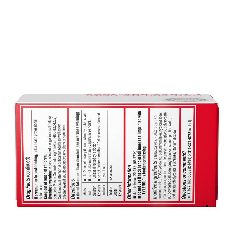 slide 7 of 7, Tylenol Extra Strength Coated Tablets - Acetaminophen - 100ct, 100 ct