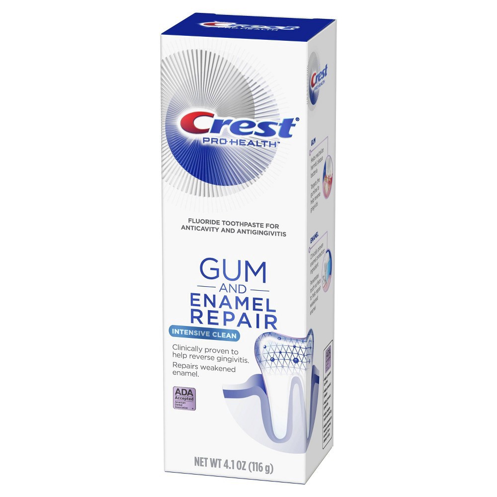 slide 4 of 4, Crest Gum & Enamel Repair Toothpaste - Intensive Clean - 4.1oz, 4.1 oz