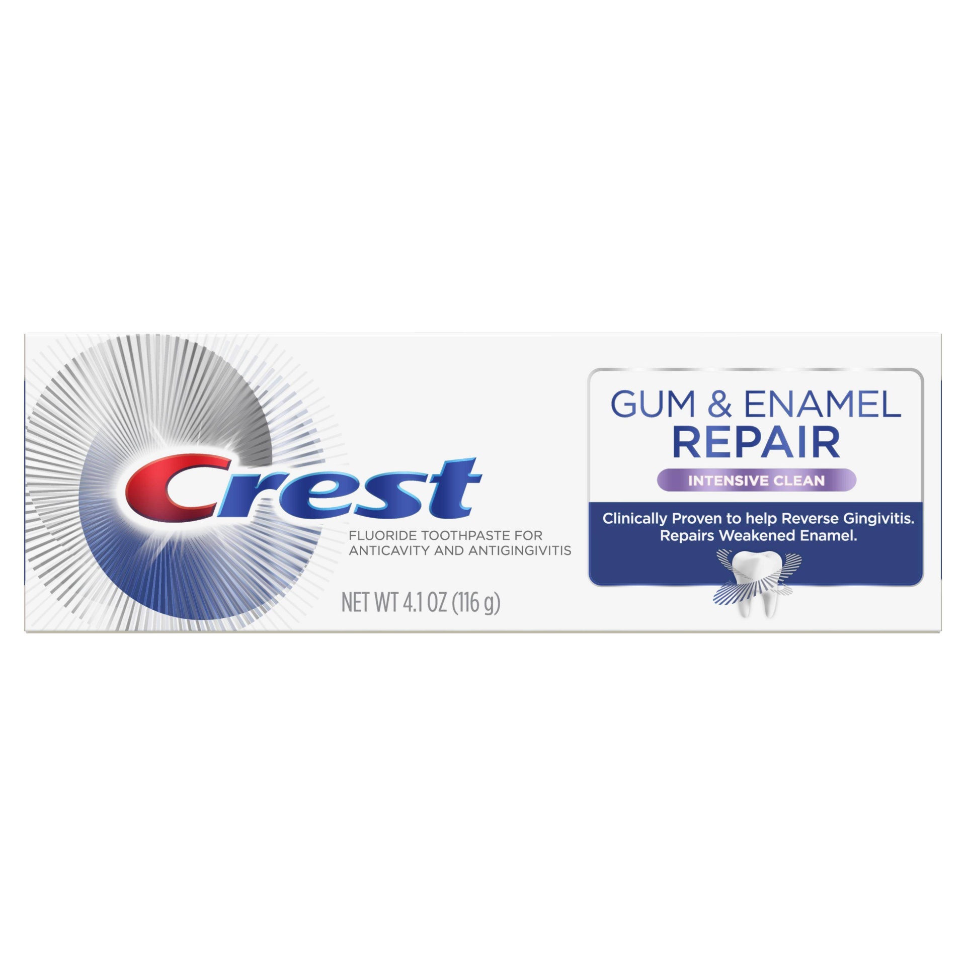 slide 1 of 4, Crest Gum & Enamel Repair Toothpaste - Intensive Clean - 4.1oz, 4.1 oz
