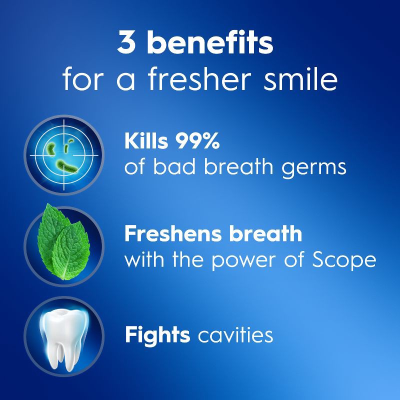 slide 3 of 9, Crest + Scope Outlast Complete Whitening Toothpaste - Mint - 5.4oz/3pk, 3 ct; 5.4 oz