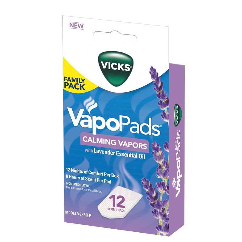 slide 1 of 3, Vicks VapoPads - Lavender - 12ct, 12 ct