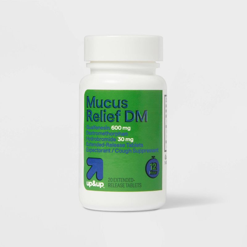 slide 4 of 4, Mucus Relief DM Extended Release Tablets - 20ct - up&up™, 20 ct