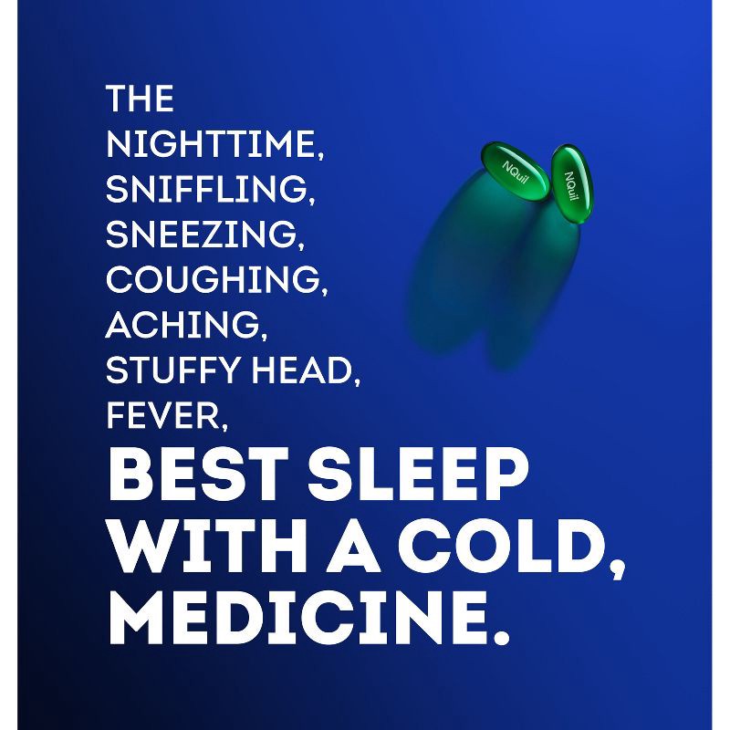 slide 3 of 7, Vicks DayQuil & NyQuil Severe Cold & Flu Medicine Liquicaps - 24ct, 24 ct