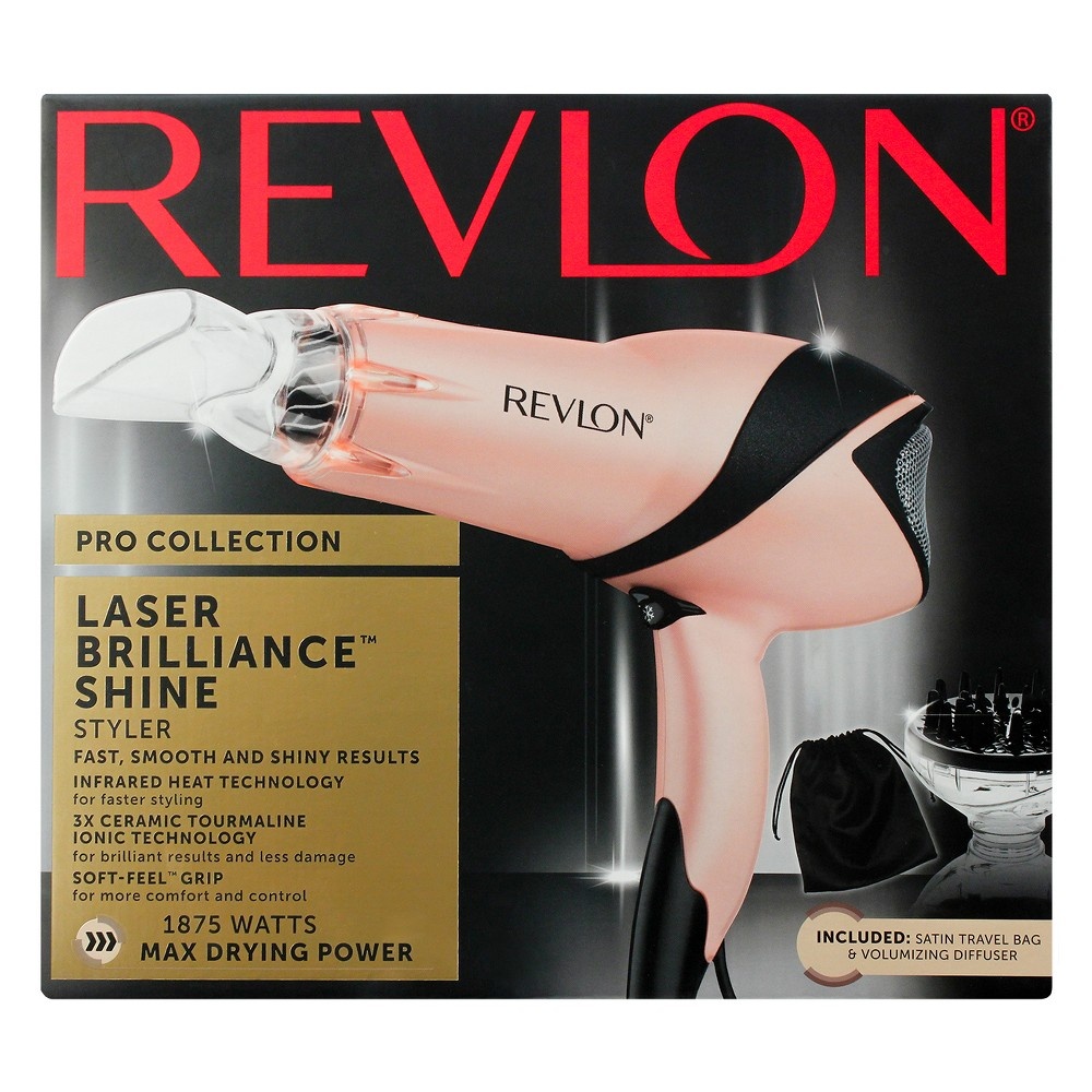 slide 6 of 6, Revlon Laser Brilliance Shine Styler Hair Dryer - 1875 Watt, 1 ct