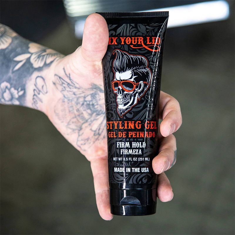 slide 3 of 7, Fix Your Lid Firm Hold Gel 8.5 fl oz, 8.5 fl oz