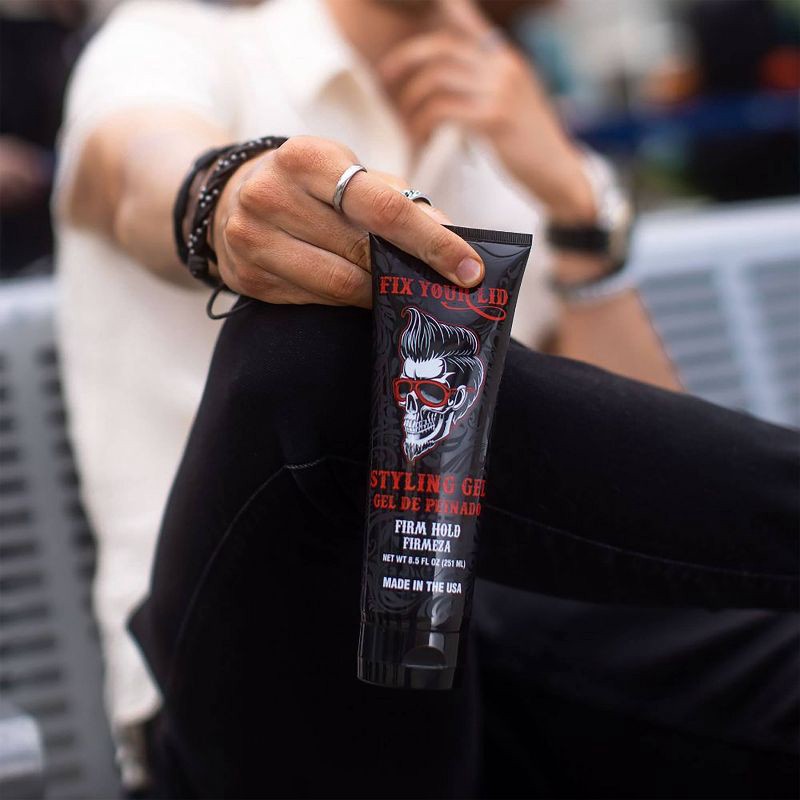 slide 4 of 7, Fix Your Lid Firm Hold Gel 8.5 fl oz, 8.5 fl oz