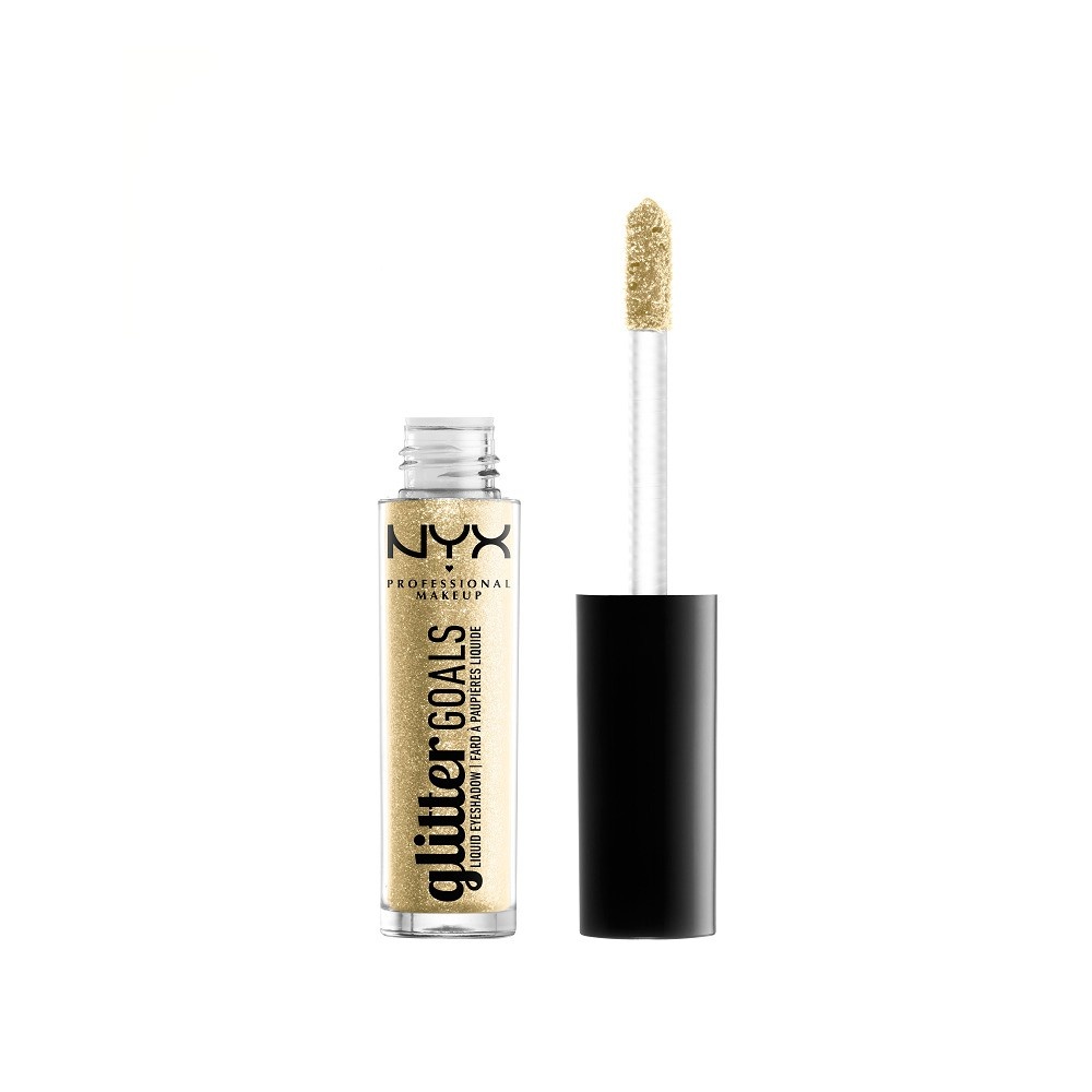 slide 2 of 3, NYX Professional Makeup Glitter Goals Liquid Eyeshadow Industrial Beam, 1 ct